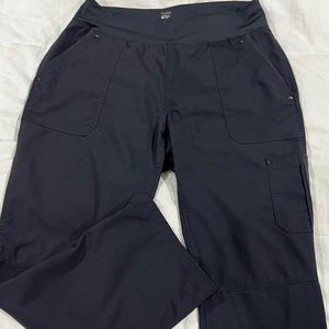 Women’s purple label, healing, hands, scrub pants, gray mediums